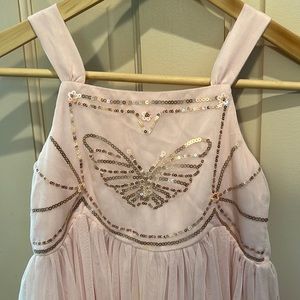 H&M Girls beautiful pink butterfly dress